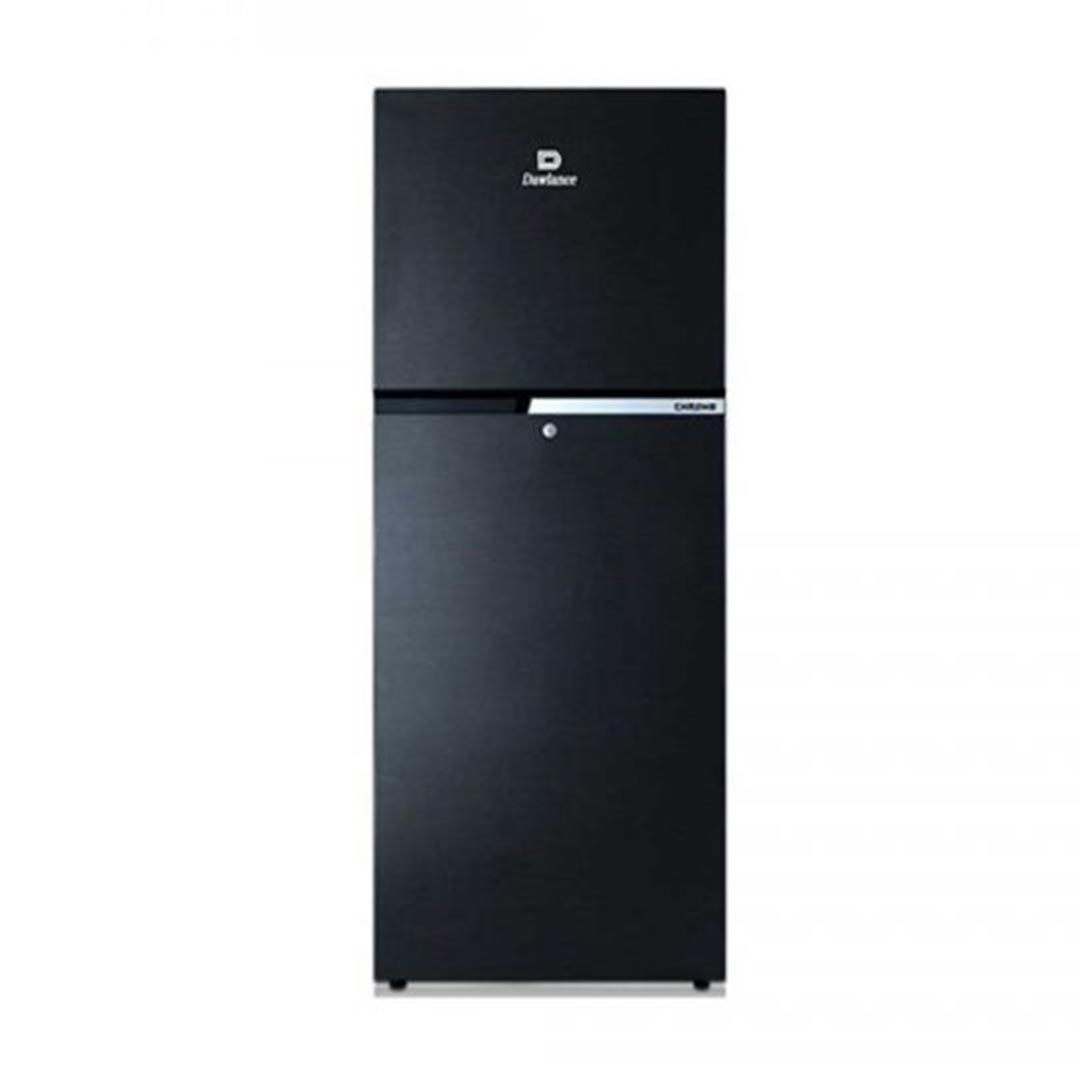 F12 Dawlance Refrigerator DW-9173WB CHROME Hairline Black/Pearl Copper - Image 1